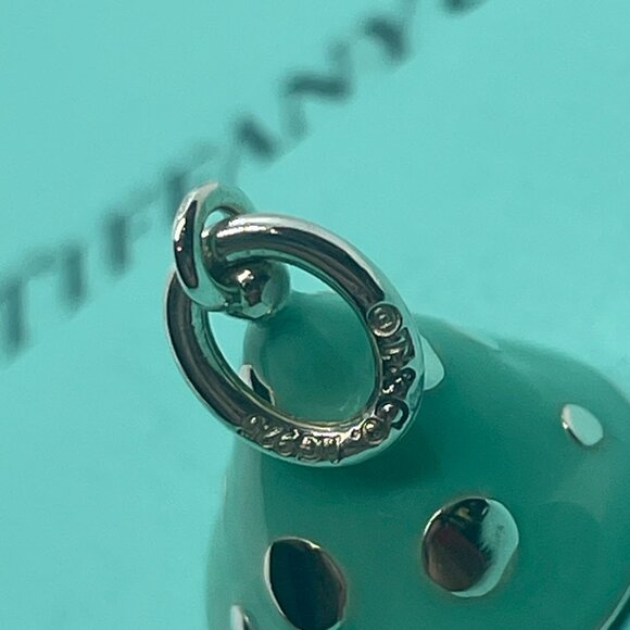 Tiffany & Co. Sterling Silver Blue Enamel Party Hat Birthday Charm - Picture 6 of 11